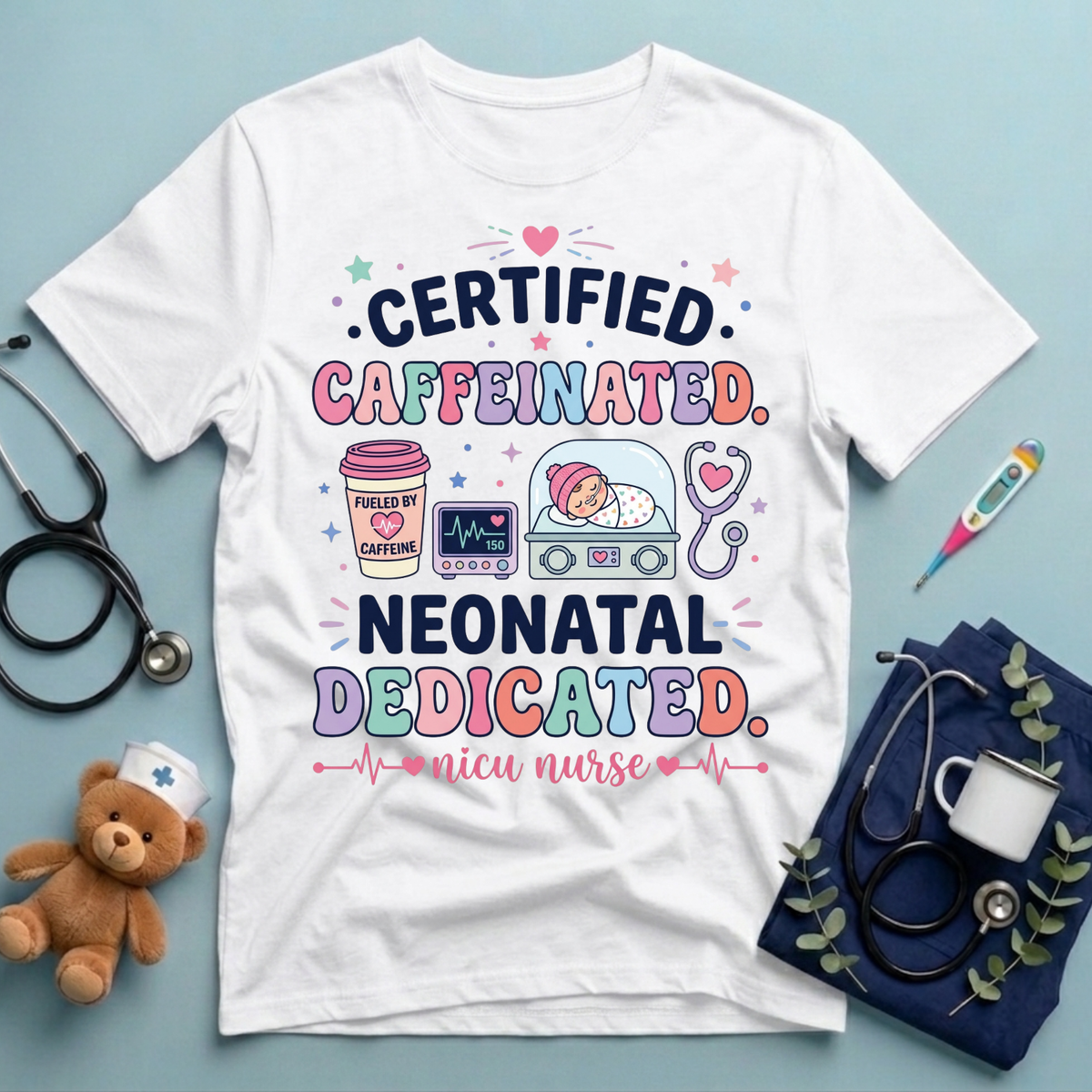 Coffee NICU Nurse T-Shirt