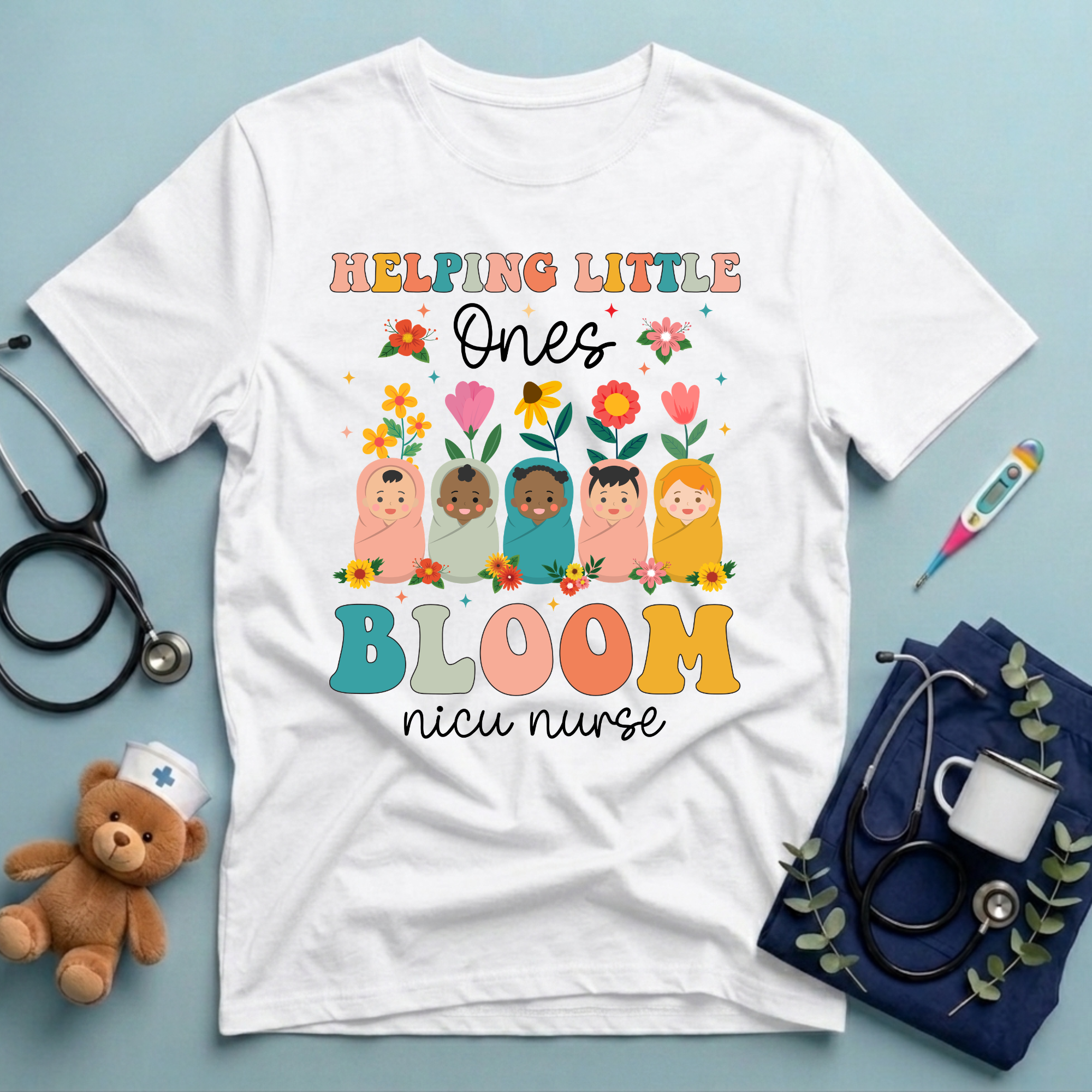 Helping Little Ones Bloom NICU T-shirt