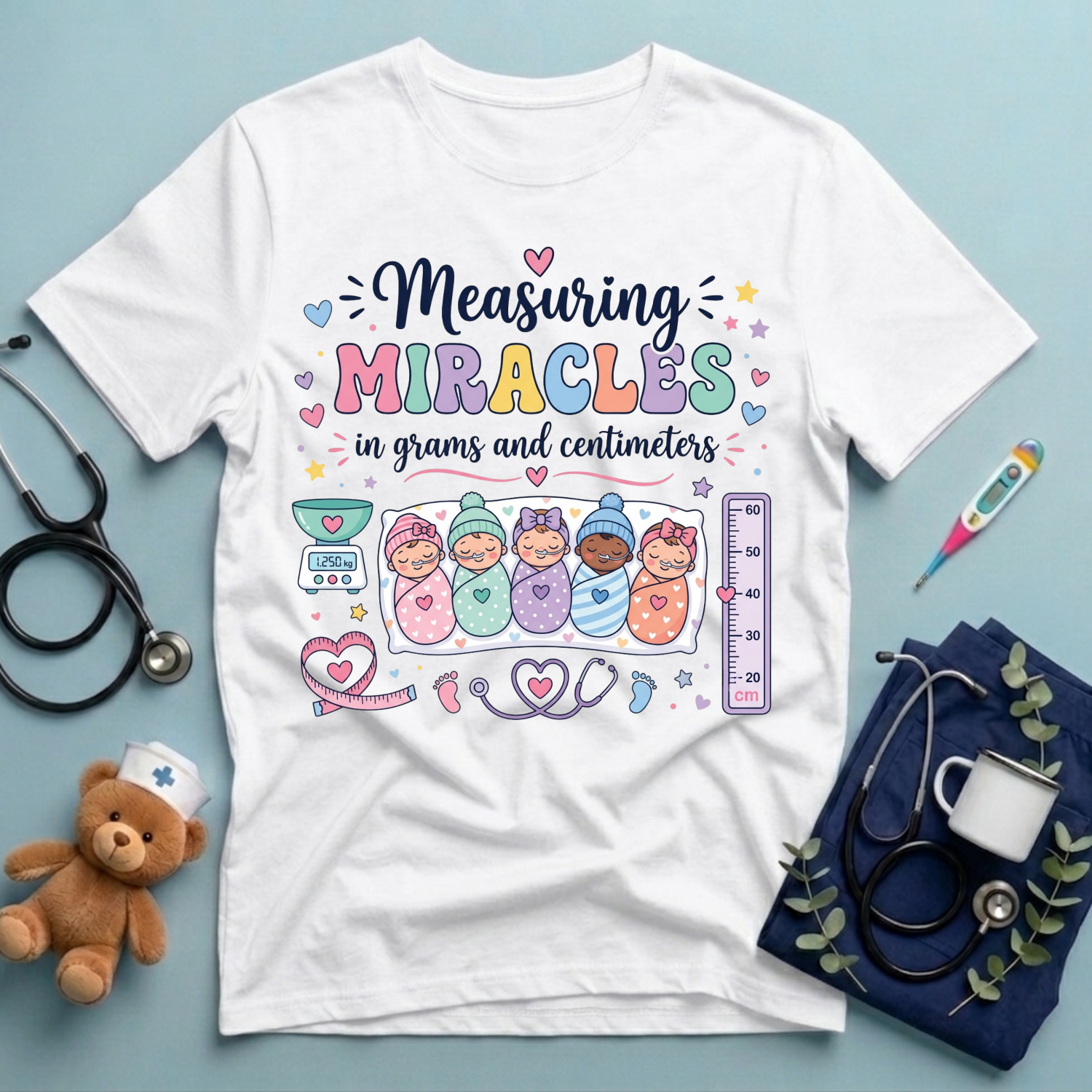 Measuring miracles in grams T-Shirt