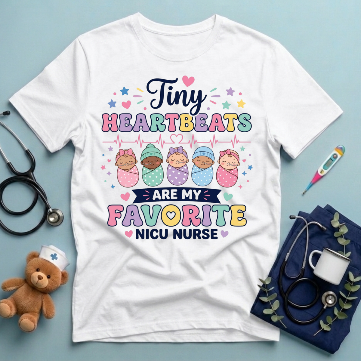 Tiny Heartbeats Are My Favorite T-Shirt
