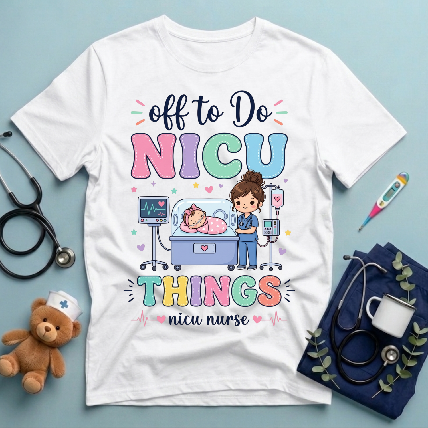 off to Do NICU THINGS T-Shirt