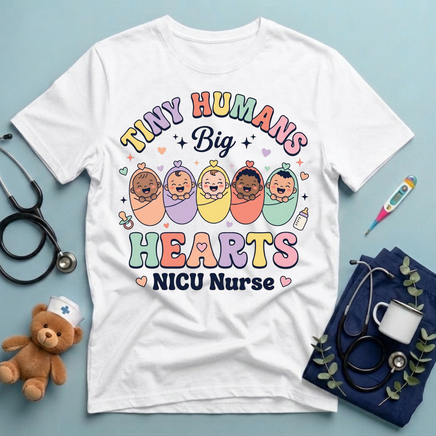 Tiny humans big hearts T-Shirt