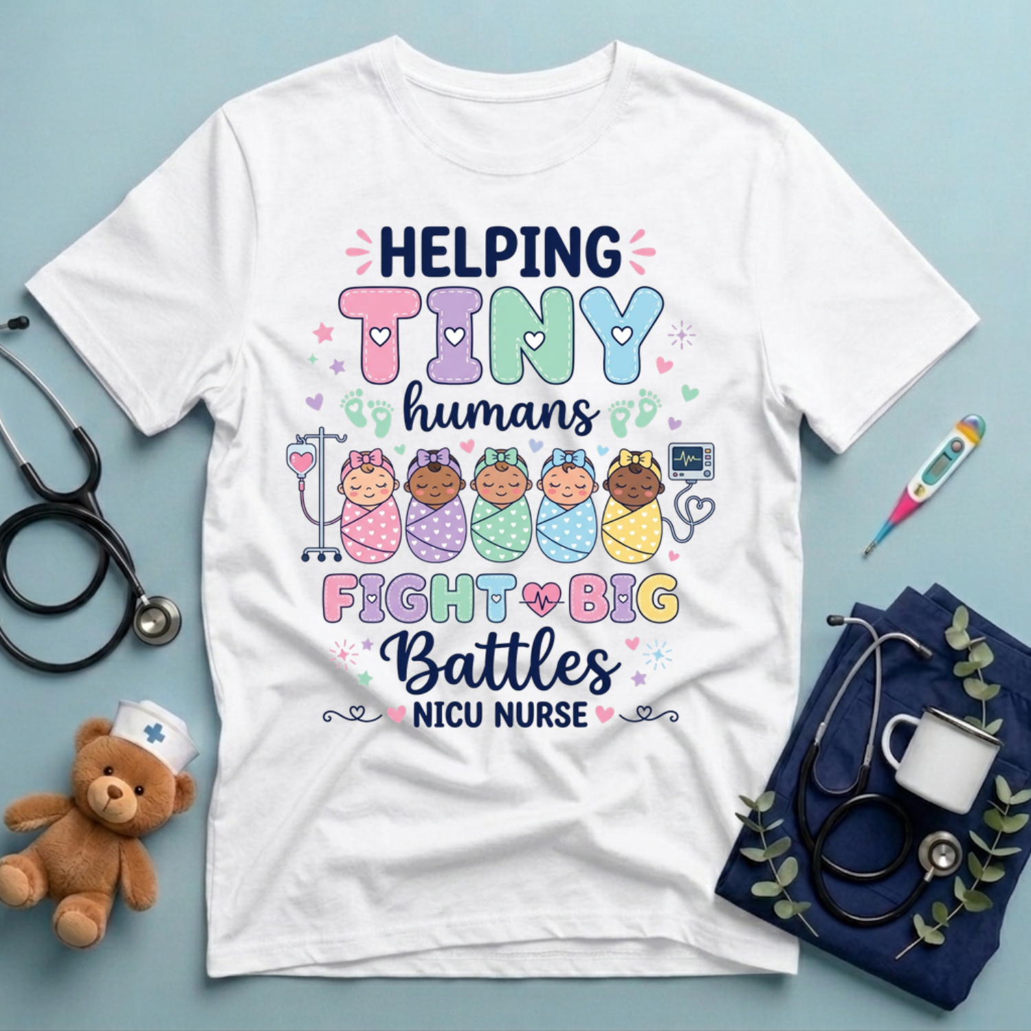 Helping Tiny Humans Fight T-Shirt