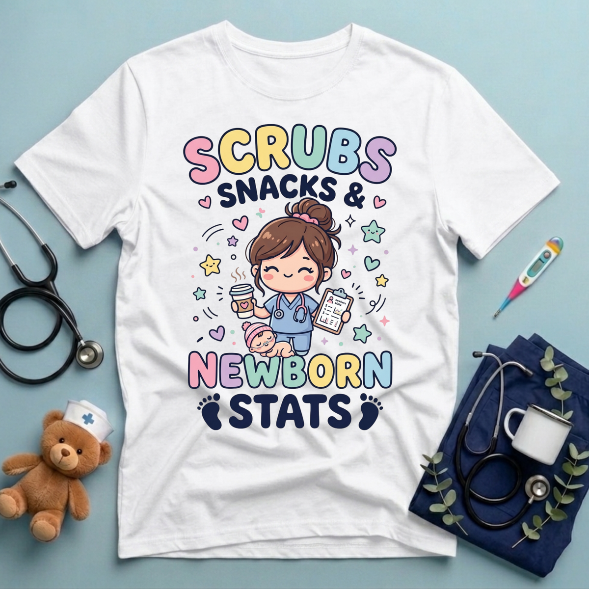 Newborn Stats NICU T-Shirt